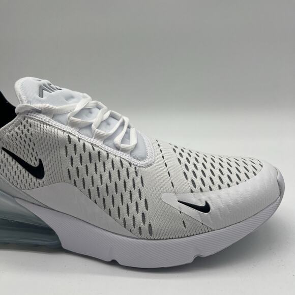 NIke Air Max 270 White Black AH8050 100 Mens Size 10.5 NEW Running Sneakers main image 6